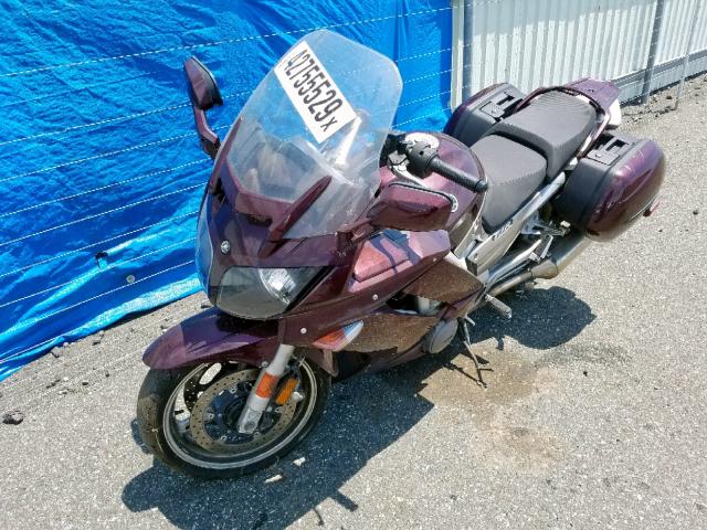 JYARP15E37A003892 - 2007 YAMAHA FJR1300 MAROON photo 2