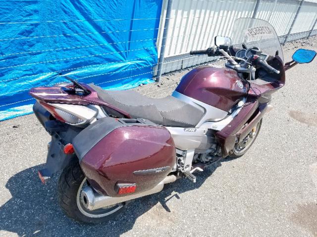 JYARP15E37A003892 - 2007 YAMAHA FJR1300 MAROON photo 4