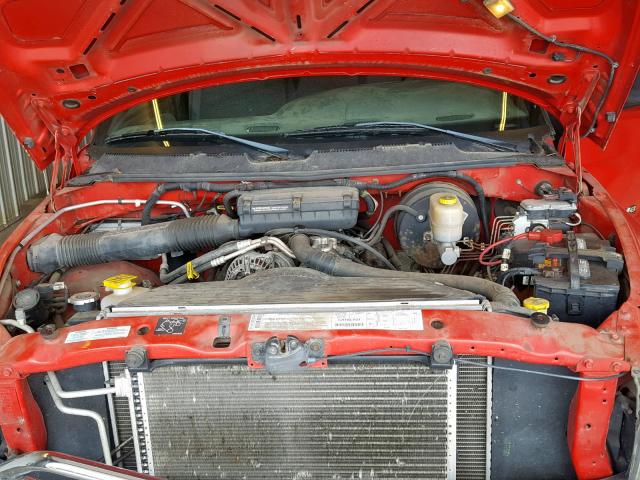 3B7KF23Z12M291217 - 2002 DODGE RAM 2500 RED photo 7