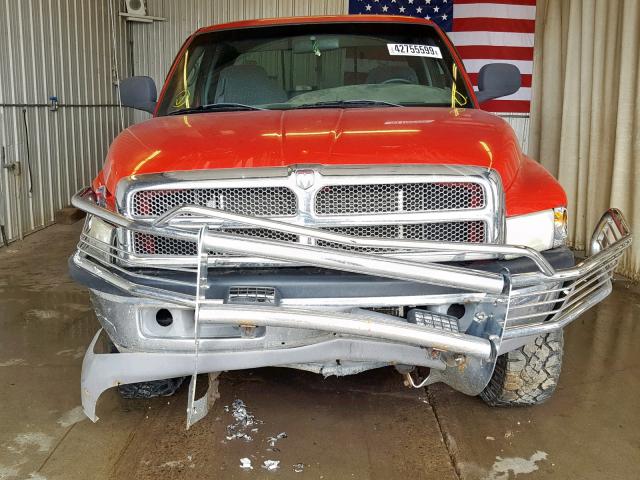 3B7KF23Z12M291217 - 2002 DODGE RAM 2500 RED photo 9