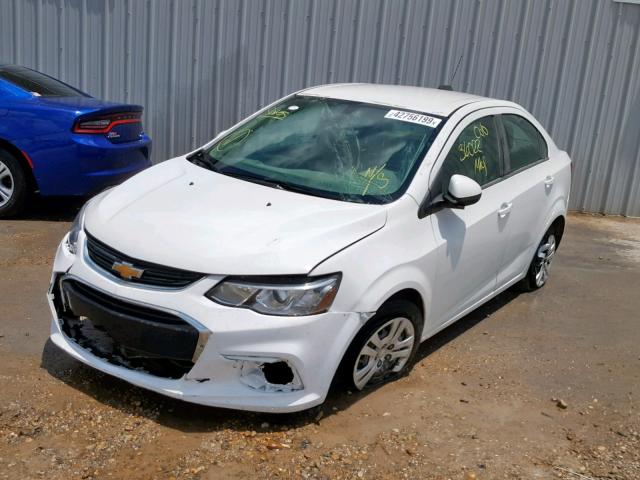 1G1JB5SH9H4158316 - 2017 CHEVROLET SONIC LS WHITE photo 2