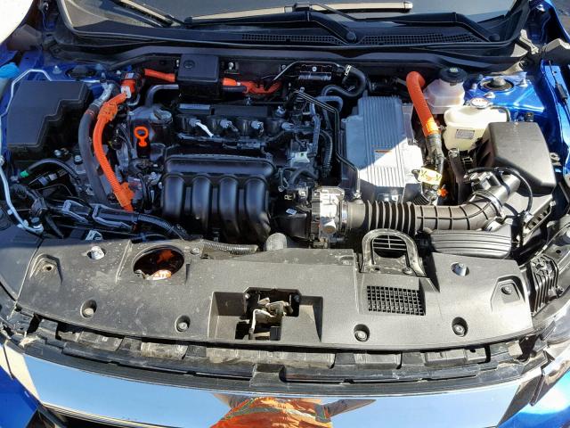 19XZE4F96KE003579 - 2019 HONDA INSIGHT TO BLUE photo 7