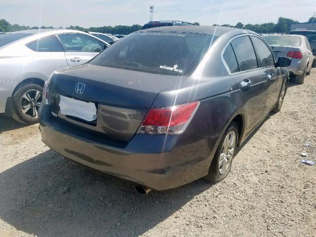 1HGCP2F46AA164168 - 2010 HONDA ACCORD LXP GRAY photo 4