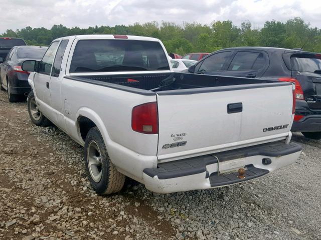 1GCCS19W028224233 - 2002 CHEVROLET S TRUCK S1 WHITE photo 3