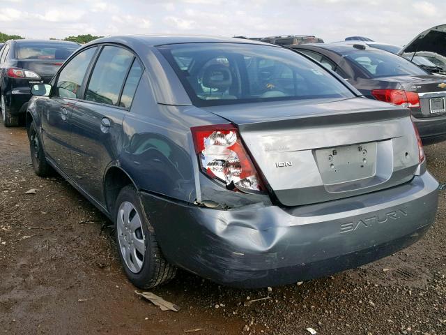 1G8AJ52F25Z100856 - 2005 SATURN ION LEVEL GRAY photo 3