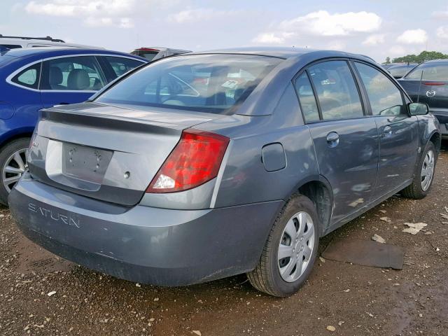 1G8AJ52F25Z100856 - 2005 SATURN ION LEVEL GRAY photo 4