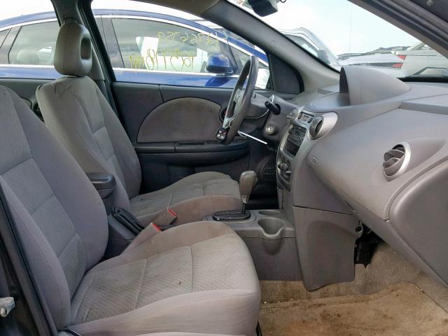 1G8AJ52F25Z100856 - 2005 SATURN ION LEVEL GRAY photo 5