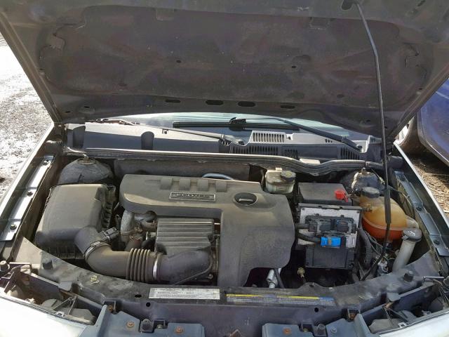 1G8AJ52F25Z100856 - 2005 SATURN ION LEVEL GRAY photo 7