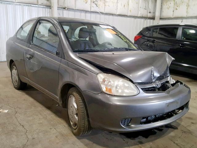 JTDAT123730265589 - 2003 TOYOTA ECHO GRAY photo 1