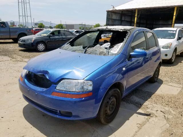 KL1TD666X8B003060 - 2008 CHEVROLET AVEO BASE Көк фото 2
