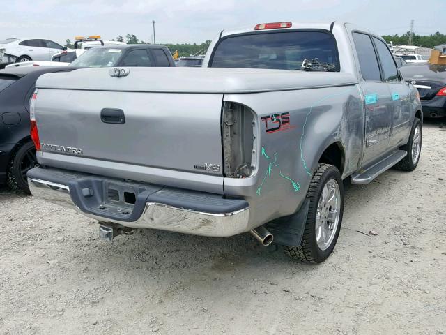 5TBET34196S502196 - 2006 TOYOTA TUNDRA DOU GRAY photo 4