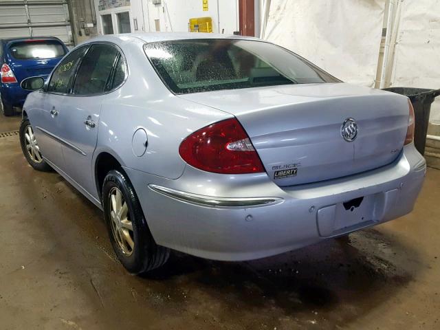 2G4WD532251240392 - 2005 BUICK LACROSSE C SILVER photo 3