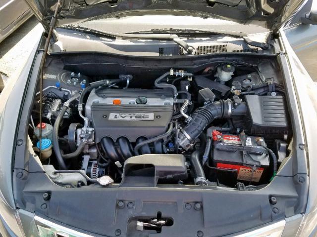 1HGCP26419A031068 - 2009 HONDA ACCORD LXP GRAY photo 7