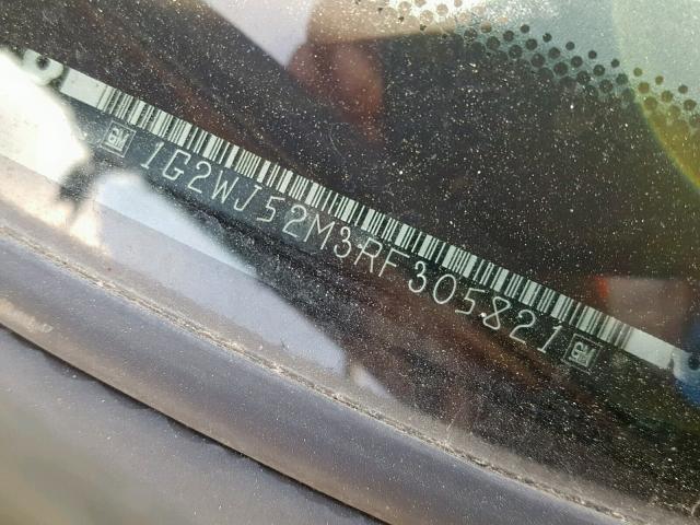 1G2WJ52M3RF305821 - 1994 PONTIAC GRAND PRIX RED photo 10