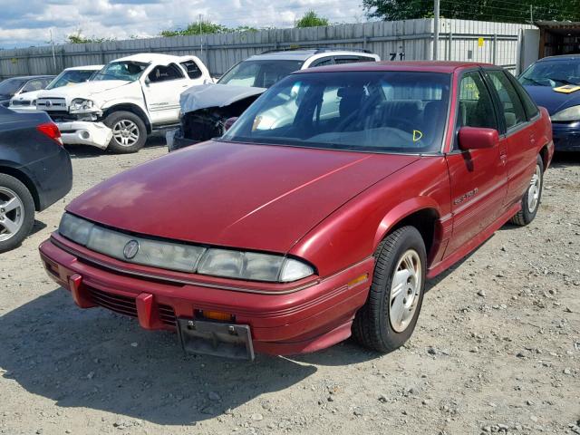 1G2WJ52M3RF305821 - 1994 PONTIAC GRAND PRIX RED photo 2