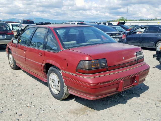 1G2WJ52M3RF305821 - 1994 PONTIAC GRAND PRIX RED photo 3