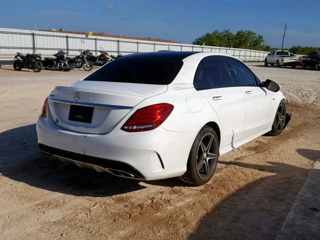 55SWF6EBXGU152738 - 2016 MERCEDES-BENZ C 450 4MAT WHITE photo 4