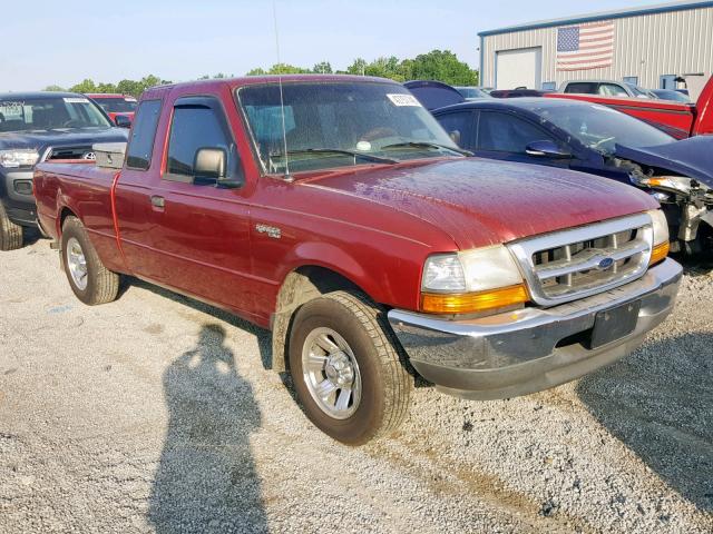 1FTYR14V6YTA21563 - 2000 FORD RANGER SUP RED photo 1