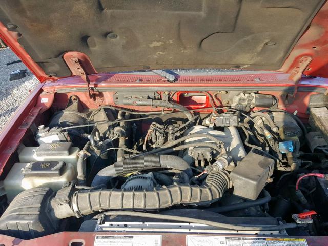 1FTYR14V6YTA21563 - 2000 FORD RANGER SUP RED photo 7