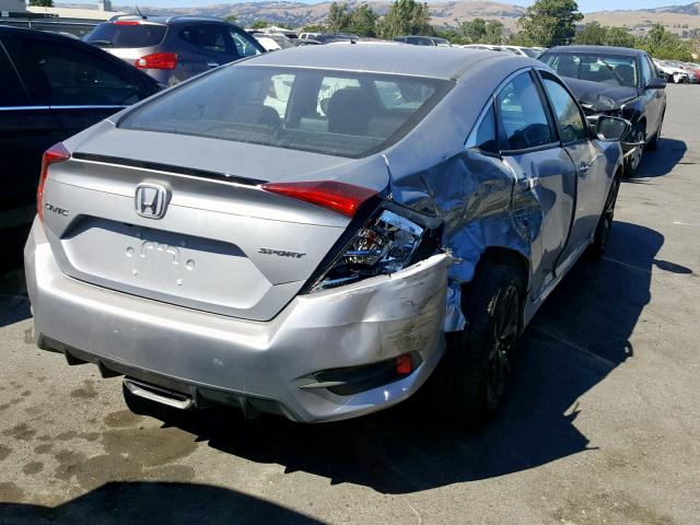 2HGFC2F88KH519484 - 2019 HONDA CIVIC SPOR GRAY photo 4