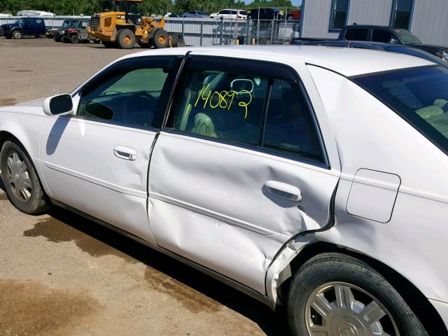 1G6KD54Y11U247678 - 2001 CADILLAC DEVILLE WHITE photo 9