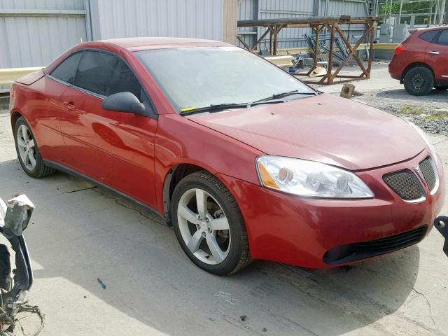 1G2ZH358564290998 - 2006 PONTIAC G6 GT RED photo 1