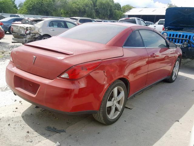 1G2ZH358564290998 - 2006 PONTIAC G6 GT RED photo 4