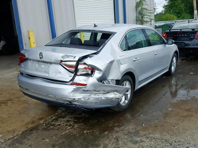 1VWAT7A34GC012882 - 2016 VOLKSWAGEN PASSAT S SILVER photo 4