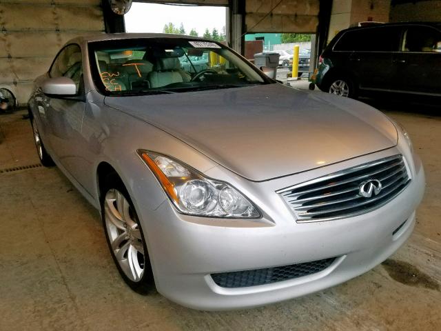 JNKCV66E49M724184 - 2009 INFINITI G37 BASE SILVER photo 1