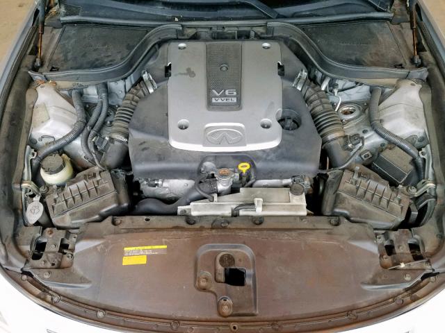 JNKCV66E49M724184 - 2009 INFINITI G37 BASE SILVER photo 7