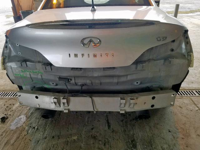 JNKCV66E49M724184 - 2009 INFINITI G37 BASE SILVER photo 9