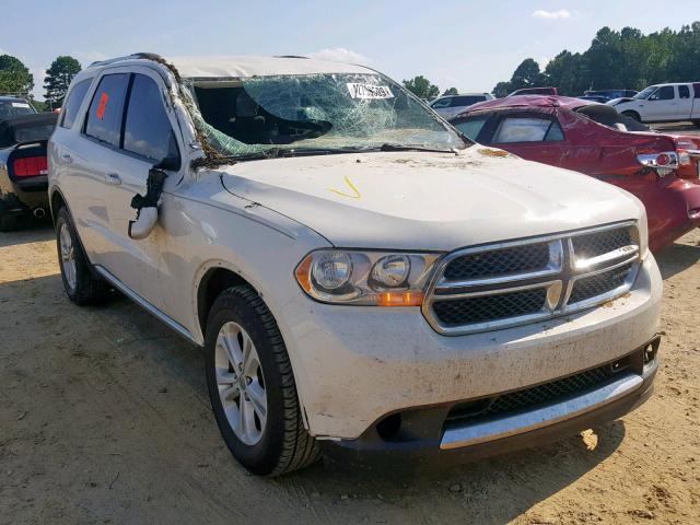 1D4RD4GGXBC725051 - 2011 DODGE DURANGO CR WHITE photo 1