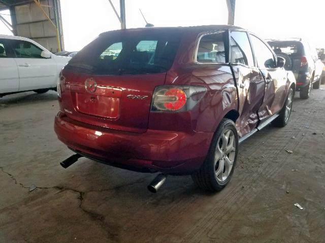 JM3ER2W38A0302461 - 2010 MAZDA CX-7 BURGUNDY photo 4