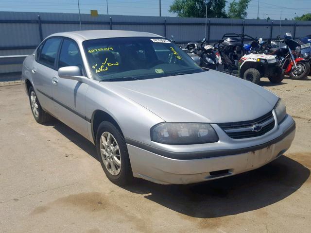 2G1WF55E629334156 - 2002 CHEVROLET IMPALA SILVER photo 1