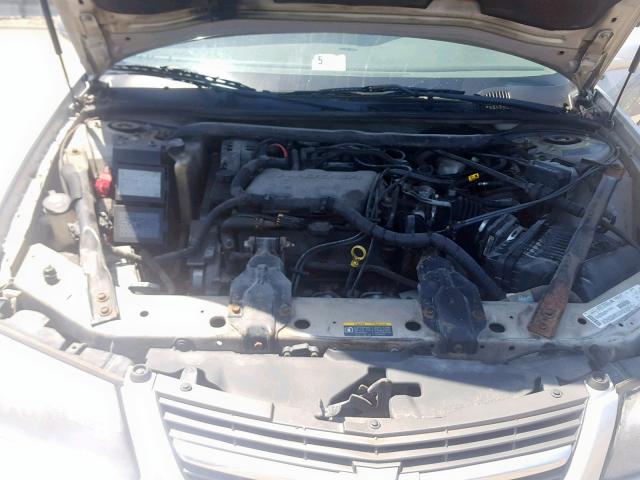 2G1WF55E629334156 - 2002 CHEVROLET IMPALA SILVER photo 7