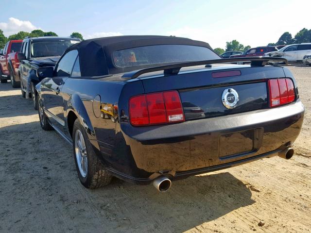 1ZVHT85H285169925 - 2008 FORD MUSTANG GT BLACK photo 3