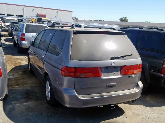 2HKRL1868XH525284 - 1999 HONDA ODYSSEY EX GRAY photo 3