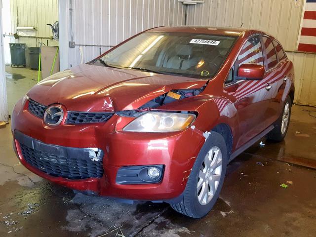 JM3ER293070152947 - 2007 MAZDA CX-7 RED photo 2