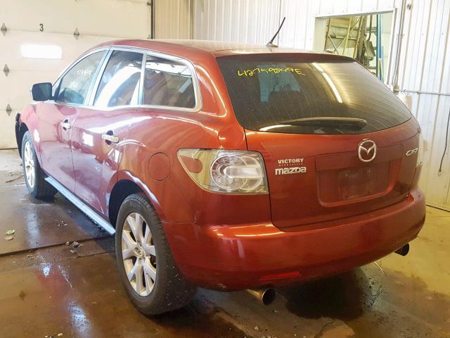 JM3ER293070152947 - 2007 MAZDA CX-7 RED photo 3