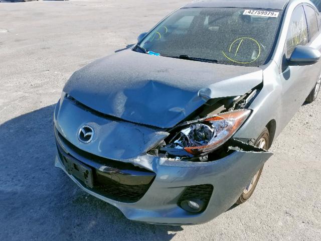 JM1BL1V77C1571754 - 2012 MAZDA 3 I GREEN photo 9