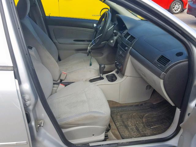 1G1AL58F487199289 - 2008 CHEVROLET COBALT LT GRAY photo 5