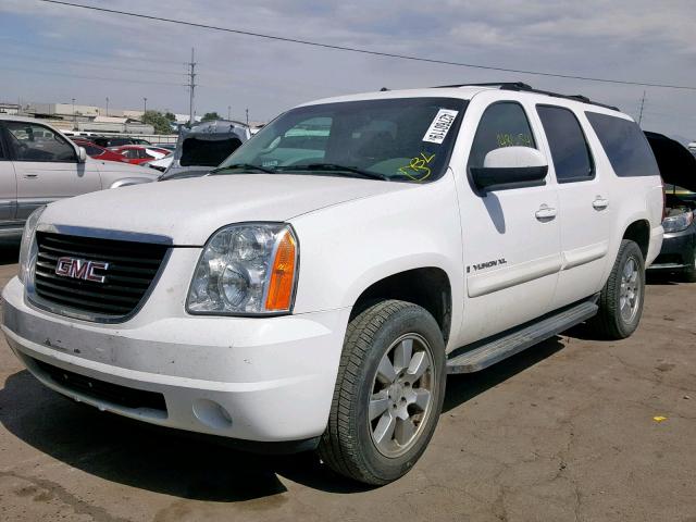 1GKFK16347J209892 - 2007 GMC YUKON XL K WHITE photo 2