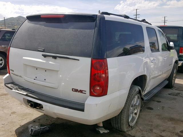 1GKFK16347J209892 - 2007 GMC YUKON XL K WHITE photo 4