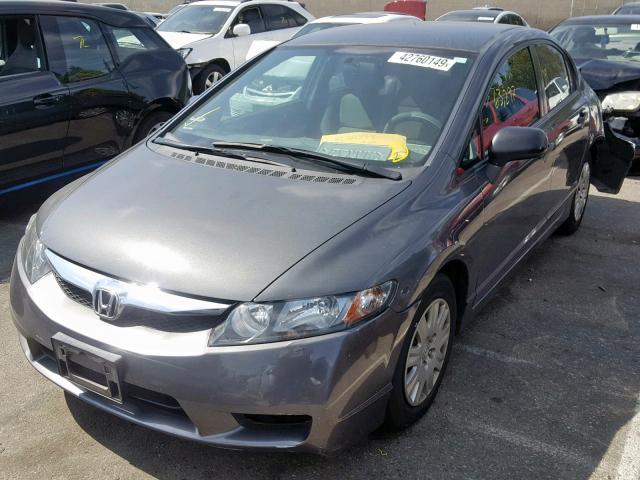 2HGFA1F39BH510569 - 2011 HONDA CIVIC VP GRAY photo 2