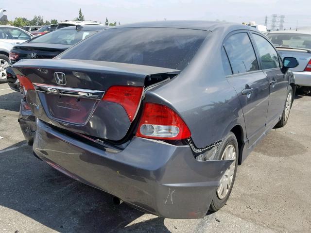 2HGFA1F39BH510569 - 2011 HONDA CIVIC VP GRAY photo 4