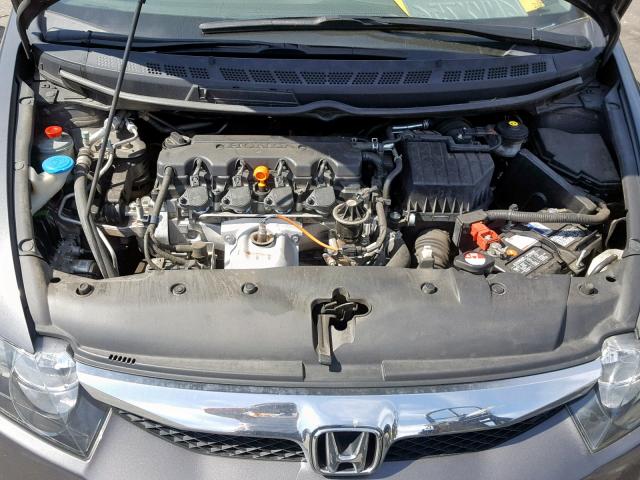 2HGFA1F39BH510569 - 2011 HONDA CIVIC VP GRAY photo 7