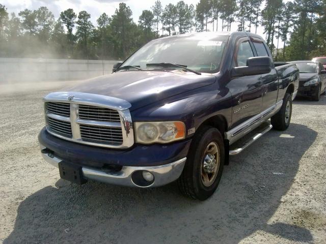 3D3KR28D25G731511 - 2005 DODGE RAM 2500 S ლურჯი ფოტო 2