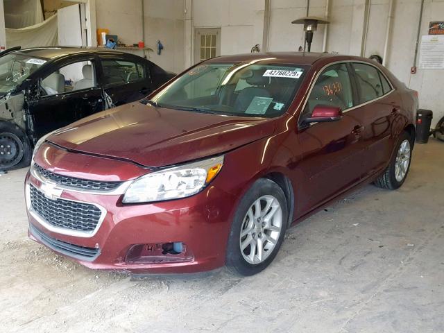 1G11C5SL7FF194637 - 2015 CHEVROLET MALIBU 1LT 勃艮第红 照片 2