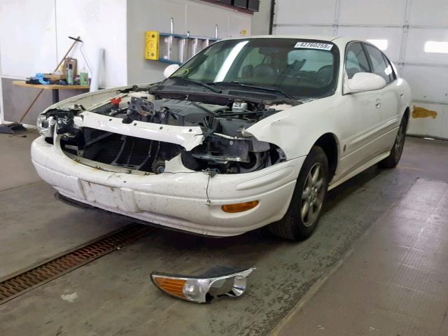 1G4HP52K544145250 - 2004 BUICK LESABRE CU WHITE photo 2