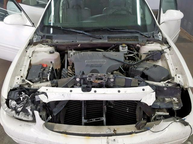 1G4HP52K544145250 - 2004 BUICK LESABRE CU WHITE photo 7